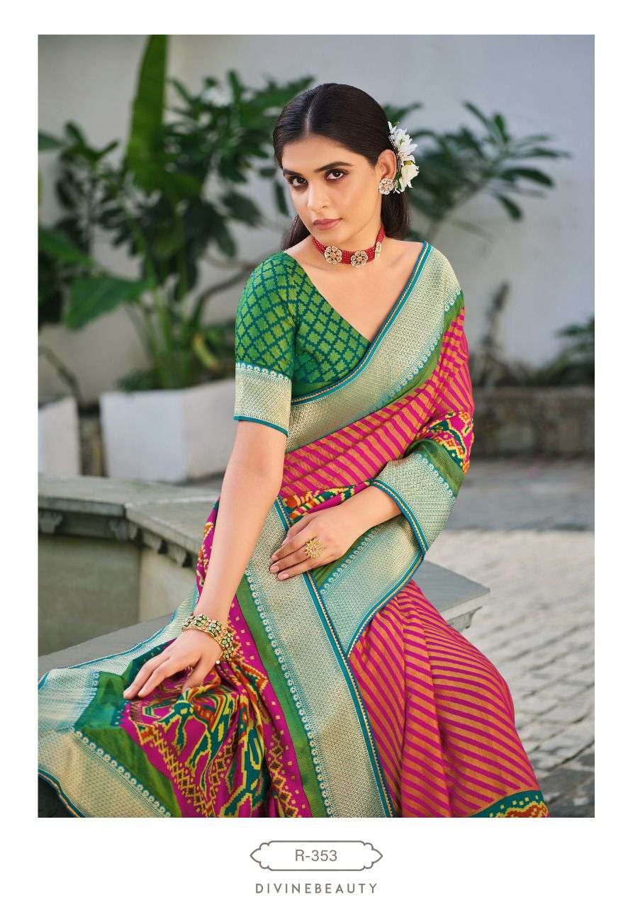 Rewaa samantha vol 2 designer soft patola brosso saree 