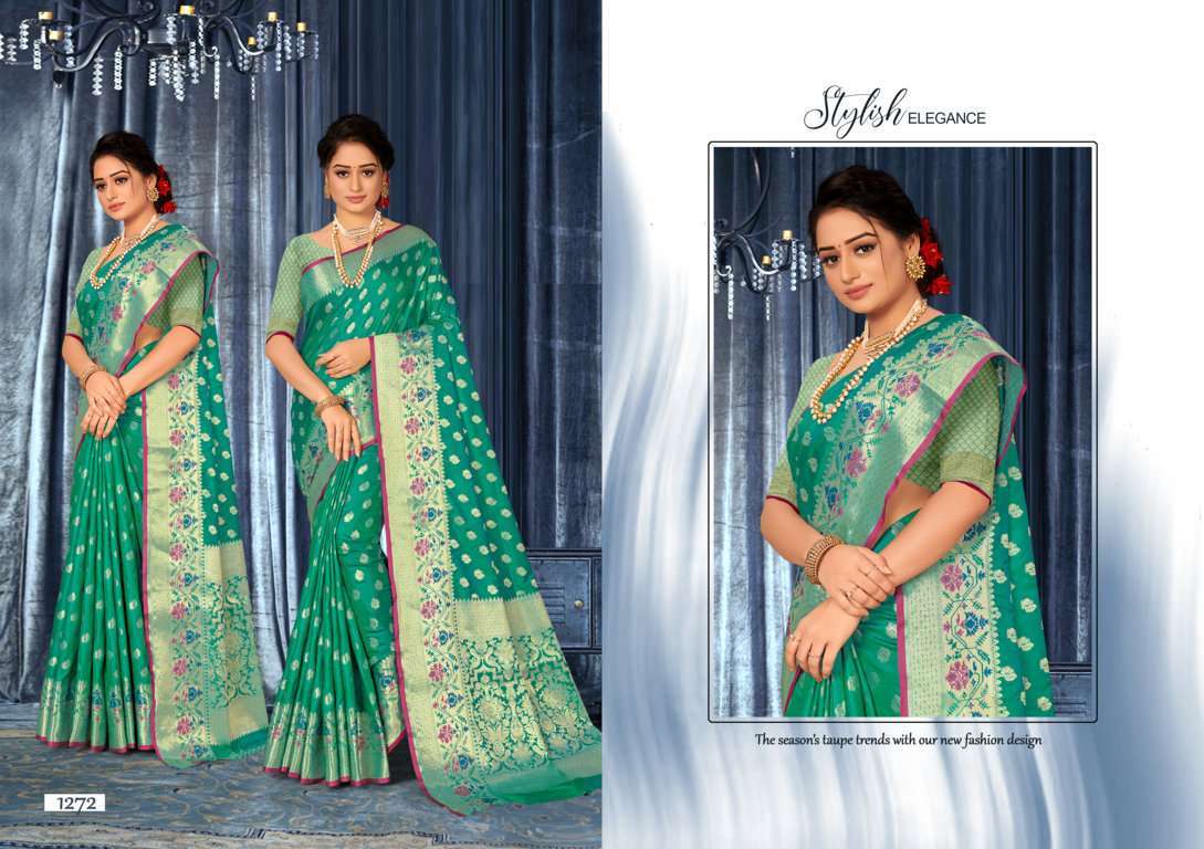riwazo sarika silk series 1271-1276 banarasi silk saree