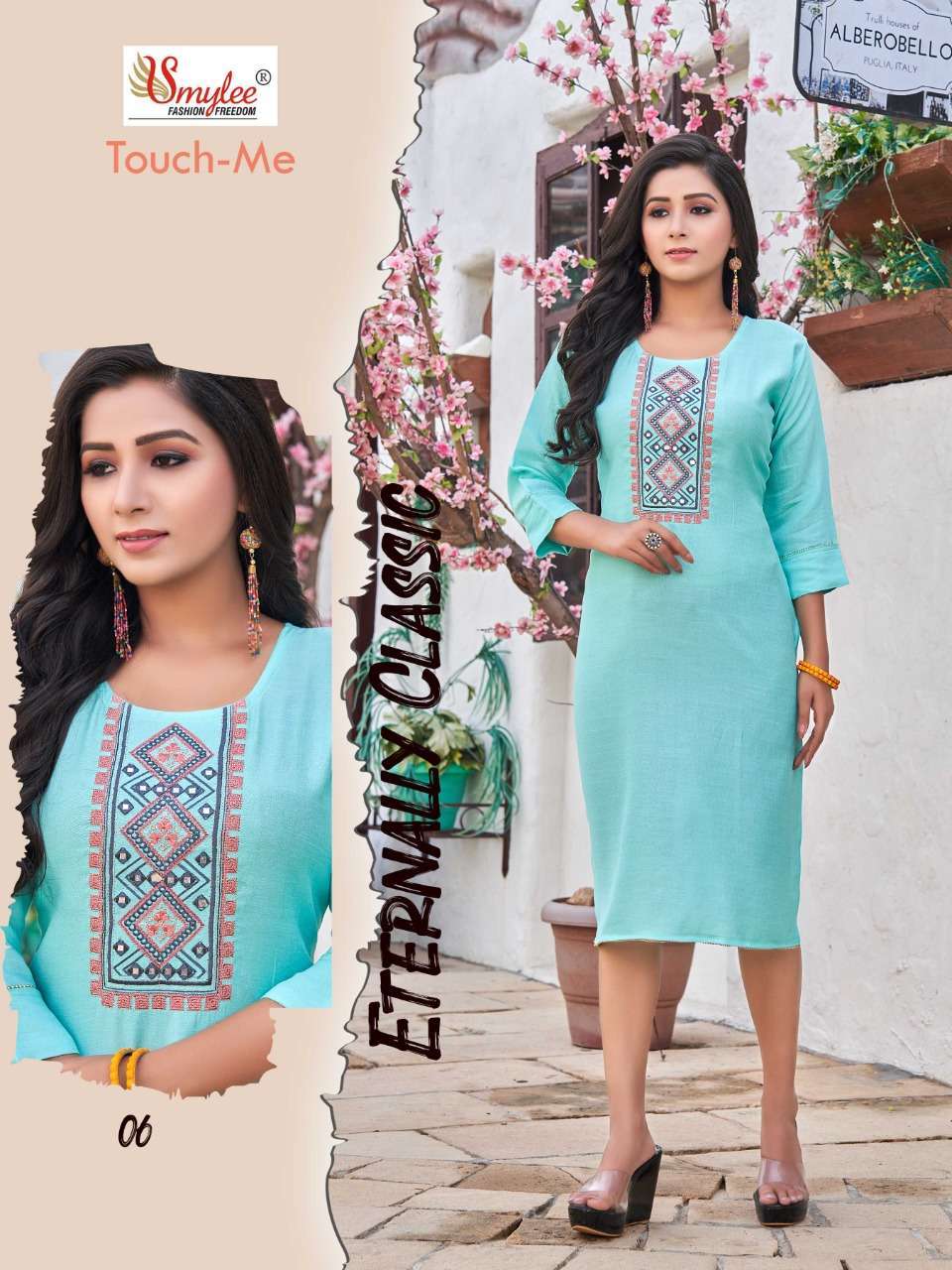 rung touch me series 01-08 heavy viscose rayon kurti