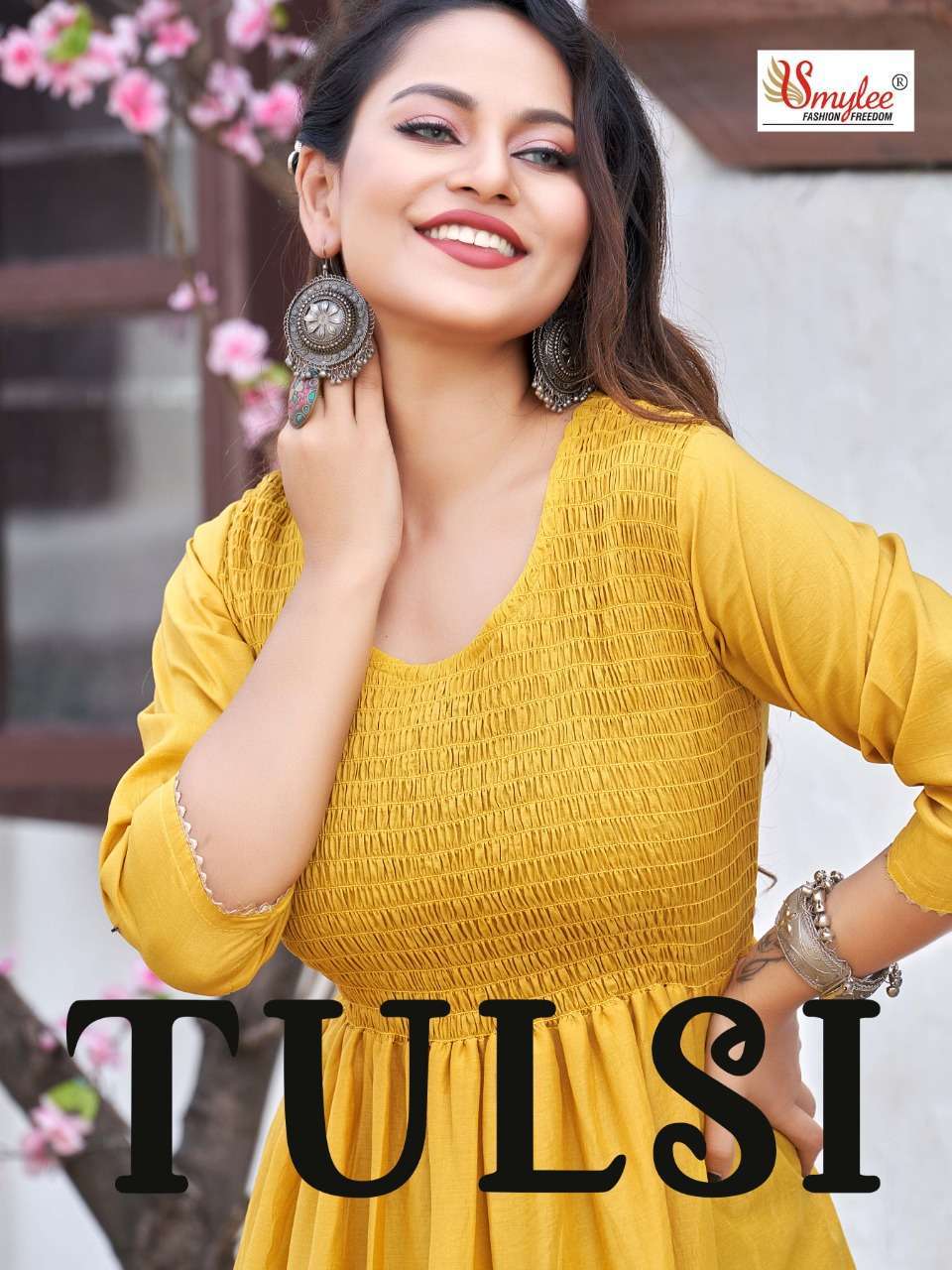 rung tulsi chinon silk embroidery work kurti