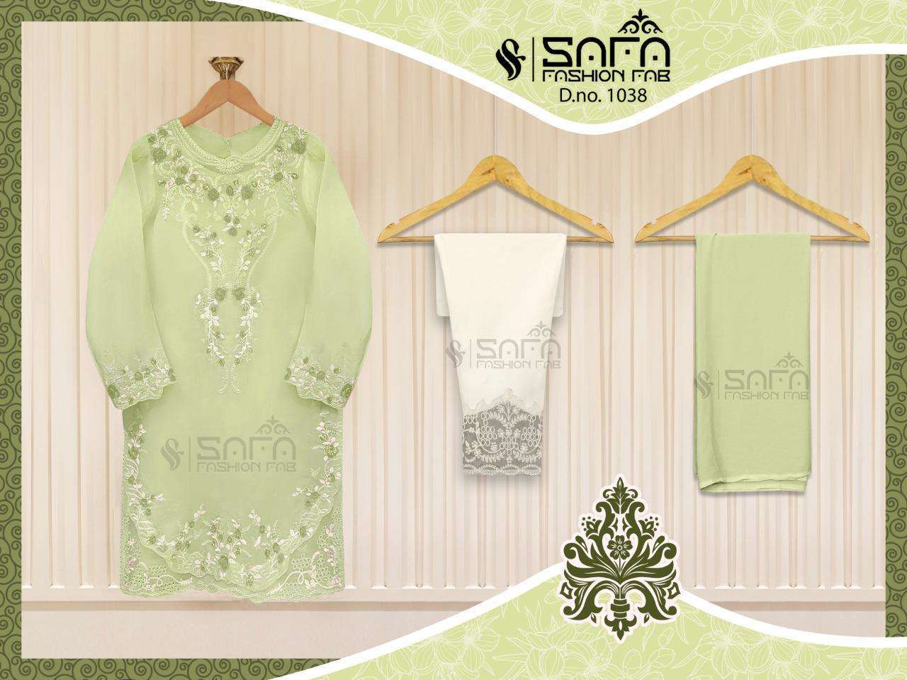 safa fashion 1038 pure georgette readymade suit