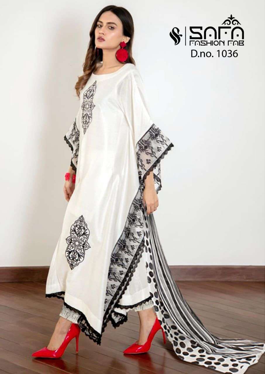 safa fashion fab sf-1036 pure georgette readymade suit 