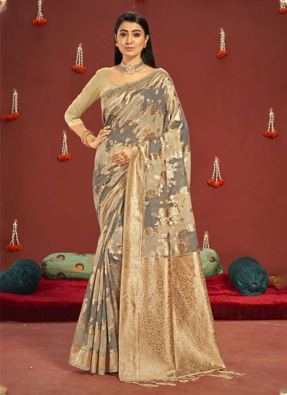 sangam prints maytri cotton saree