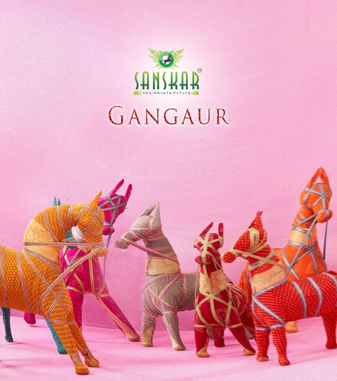 sanskar tex gangour series 73001-73012 weightless viscose saree