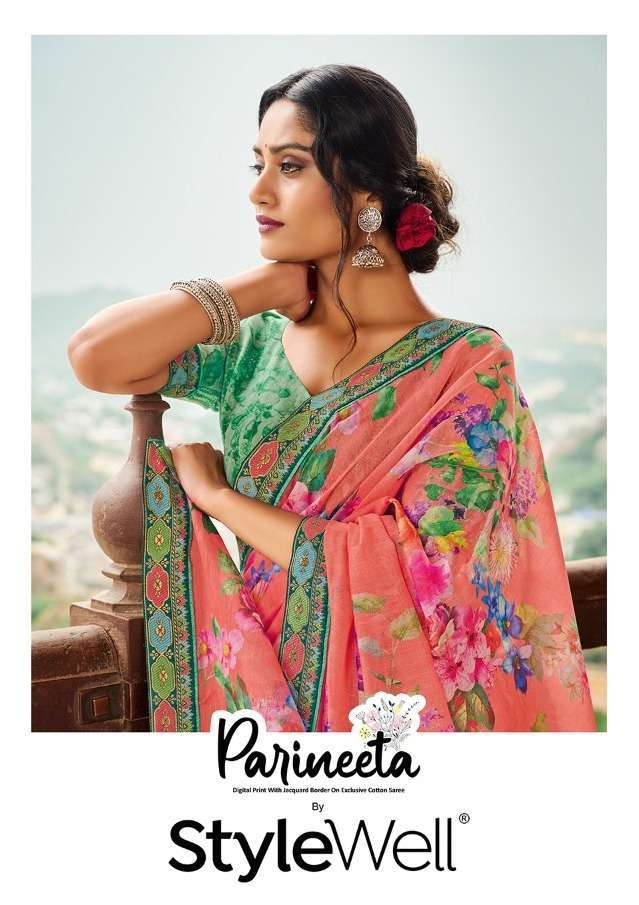 stylewell parineeta series 571-577 cotton saree