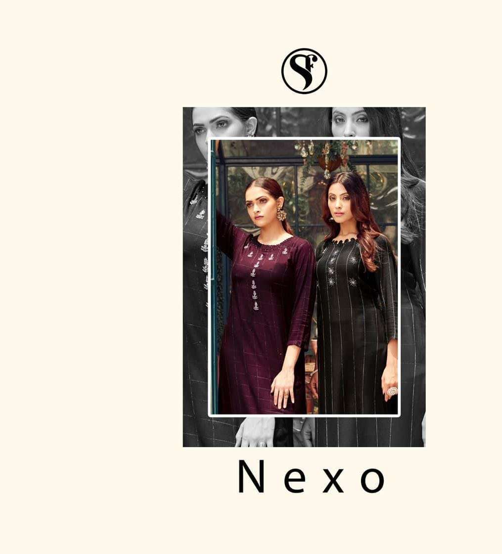 sweety fashion nexo series 1001-1008 fancy rayon kurti