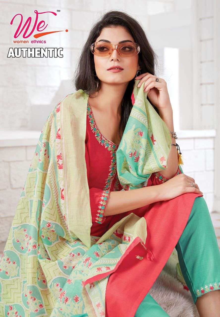 we authentic series 5801-5808 soft bombay cotton readymade suit 