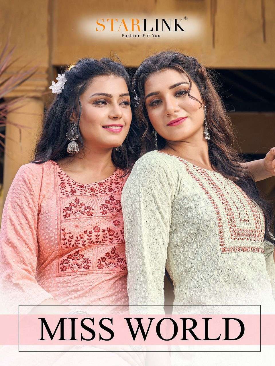 WE MISS WORLD DESIGNER RAYON KURTI 