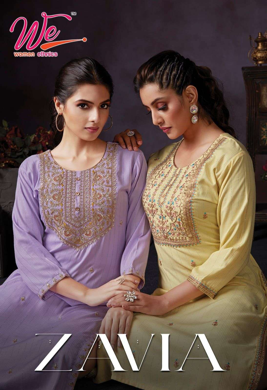 we zavia series 7701-7706 bombay weaving kurti