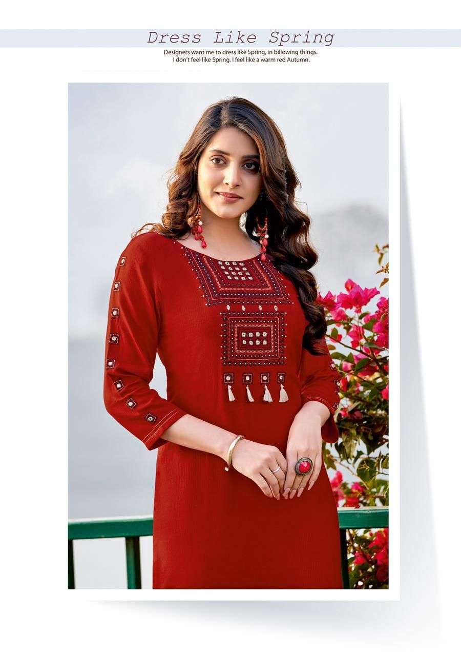 wooglee 4ever vol 2 series 7005-7008 nylon viscose kurti