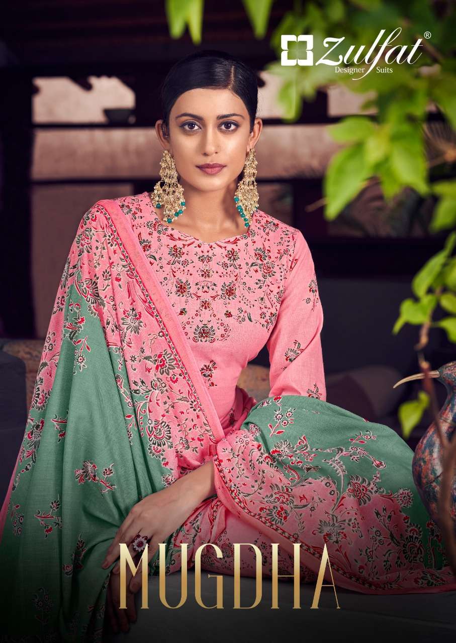 zulfat mugdha series 44001-44010 pure cotton suit
