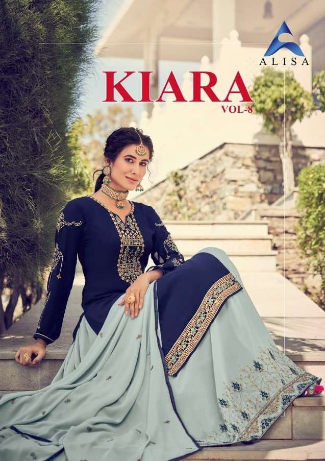 Alisa Kaira Vol-8 series 7901-7906 pure faux georgette suit 