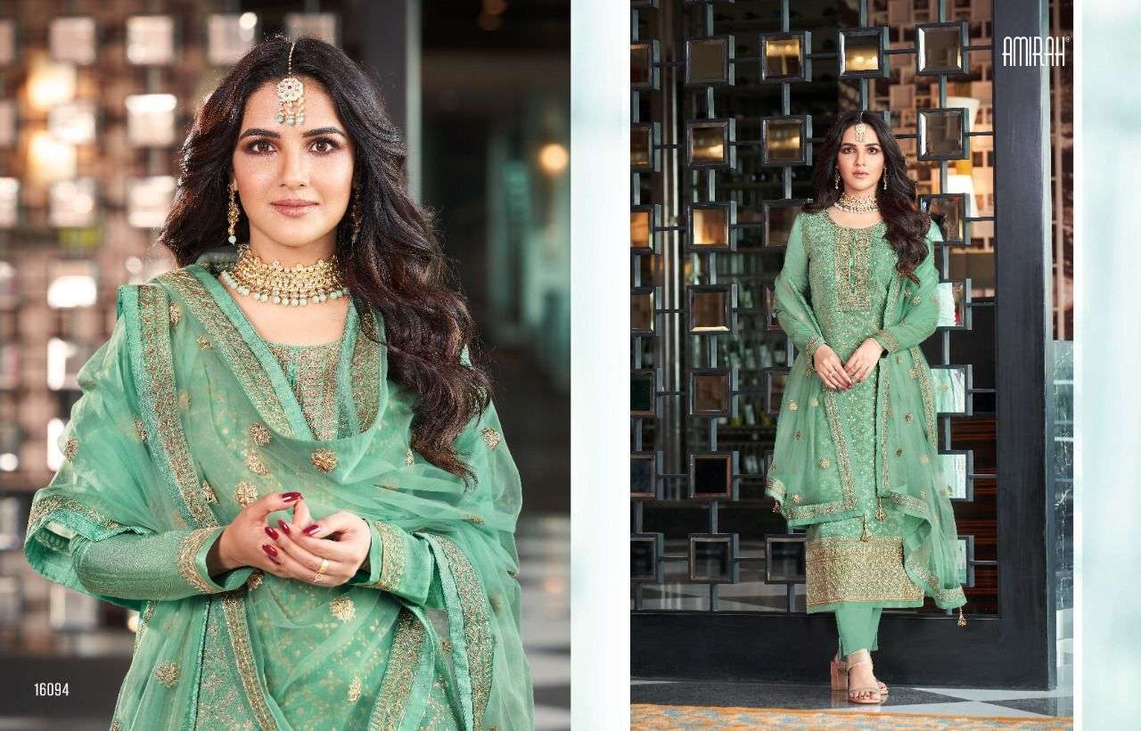 amirah sofia designer pure viscose dola jacquard suit 