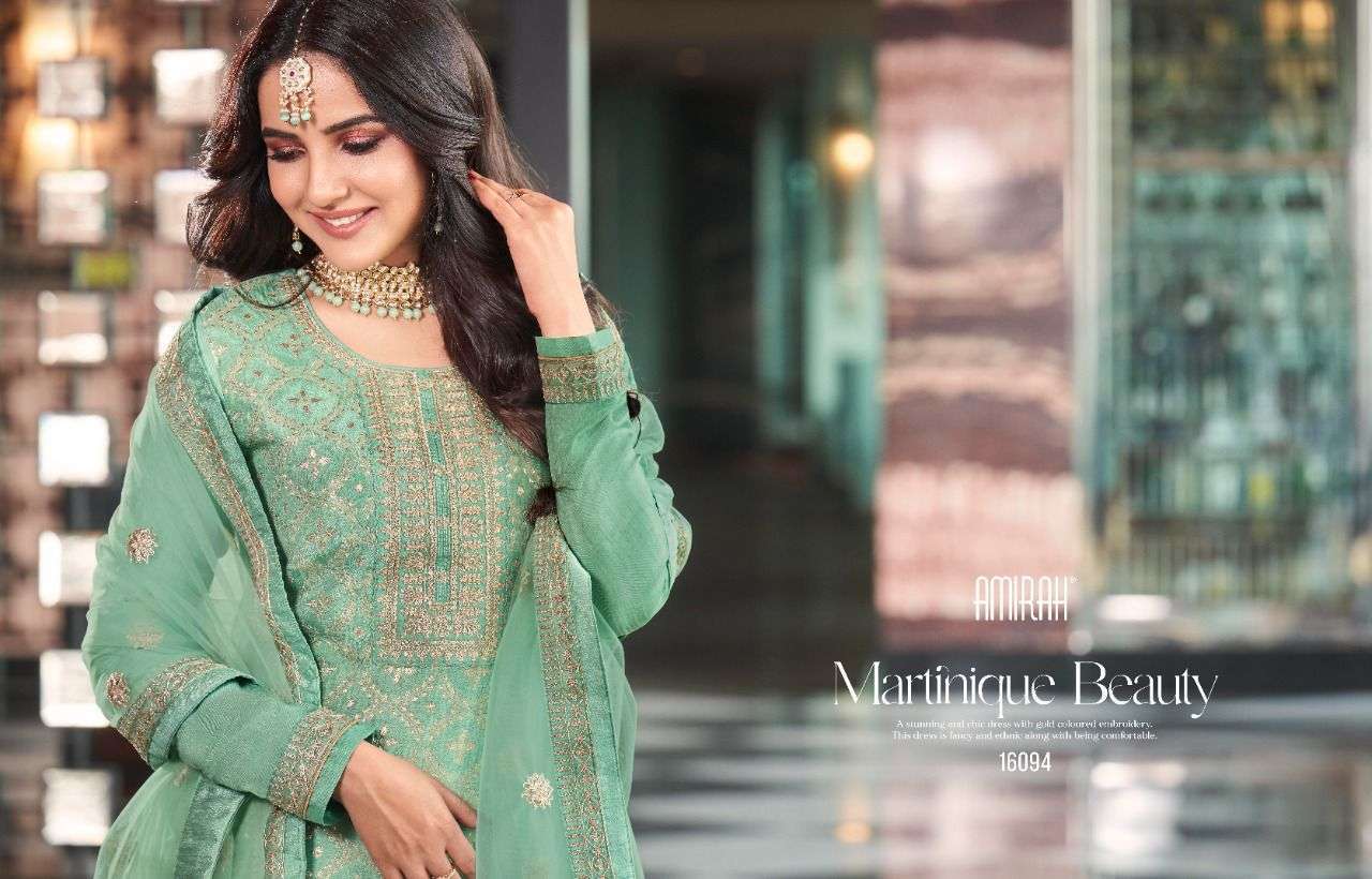 amirah sofia series 16091-16096 pure viscose dola jacquard suit 