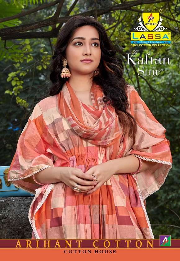 AP Lassa Kaftan Suit Vol-1 series 1001-1010 pure cotton suit