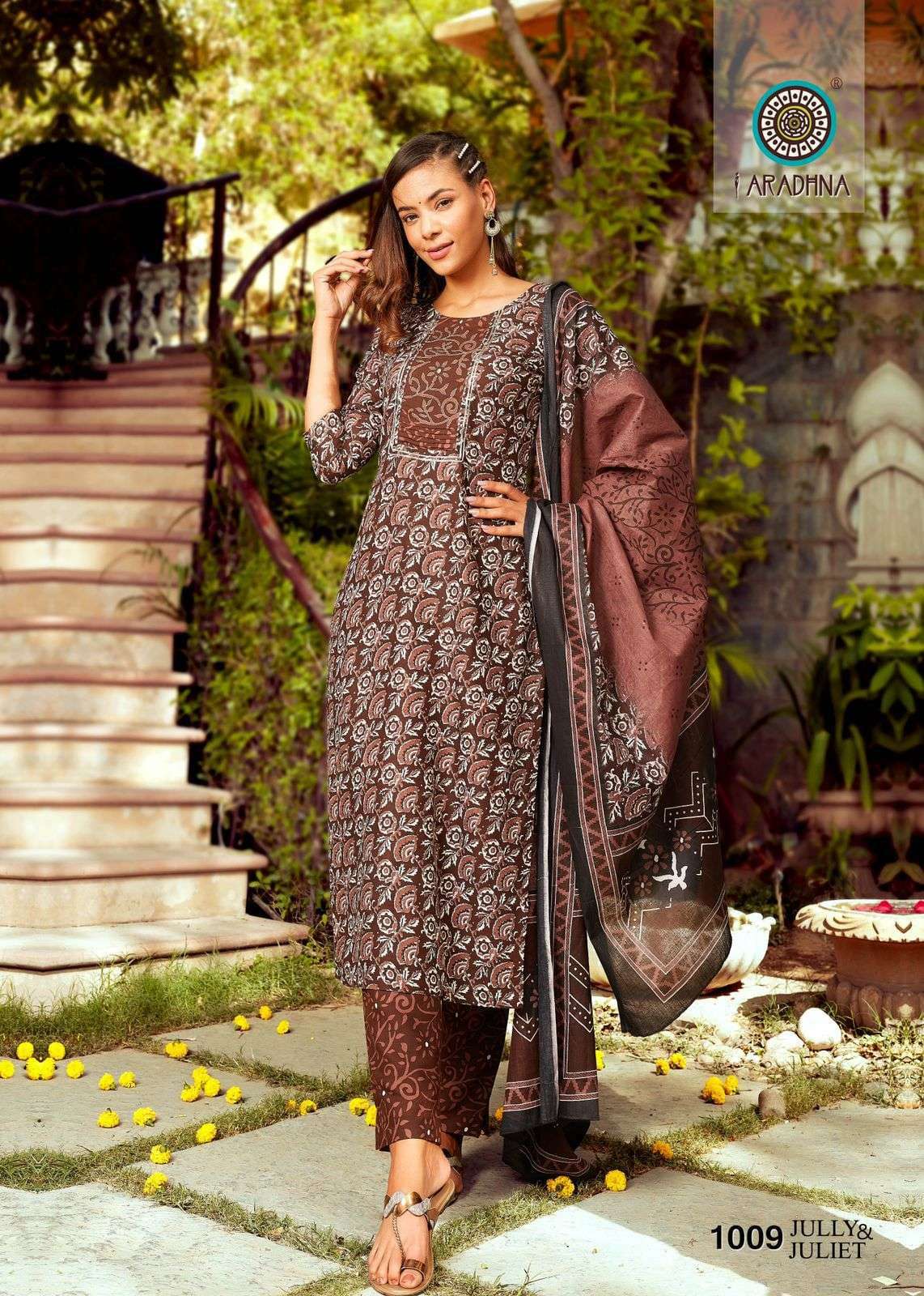 aradhna jully & juliet vol 1 series 1001-1005 rayon readymade suit 