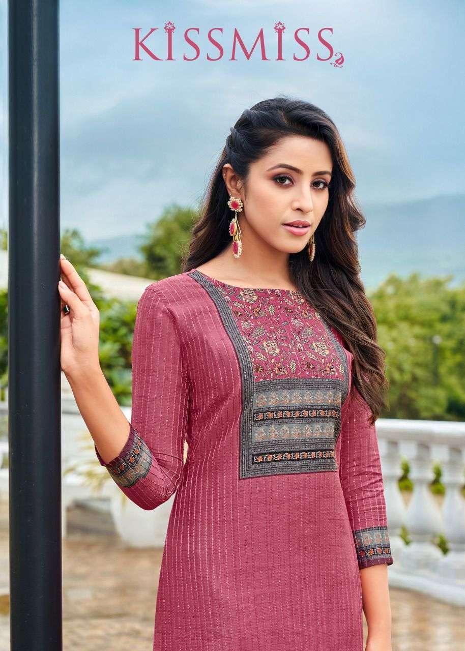 artio kissmiss series 47001-47010 heavy slub silk kurti