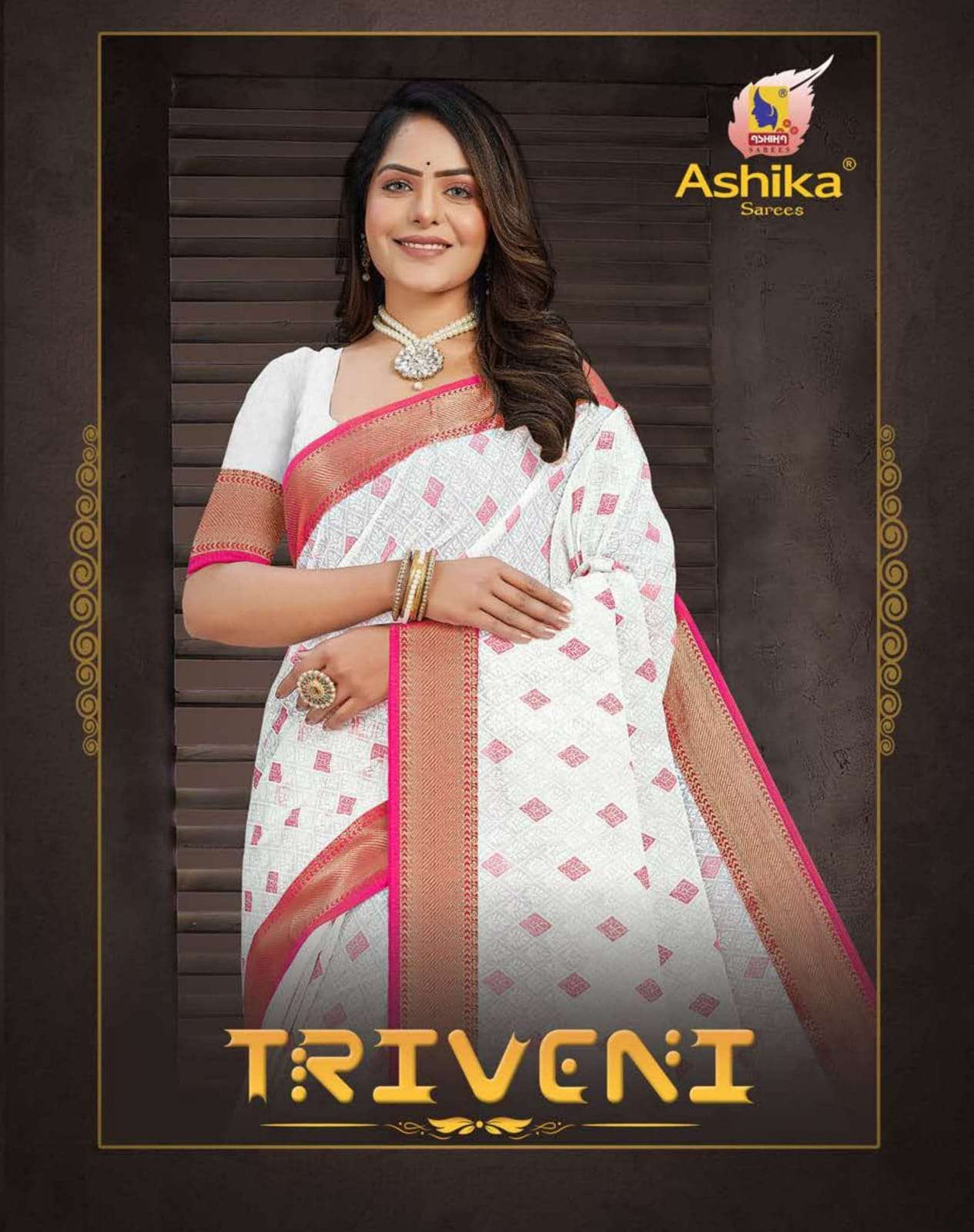 ashika triveni series 01-12 cotton saree