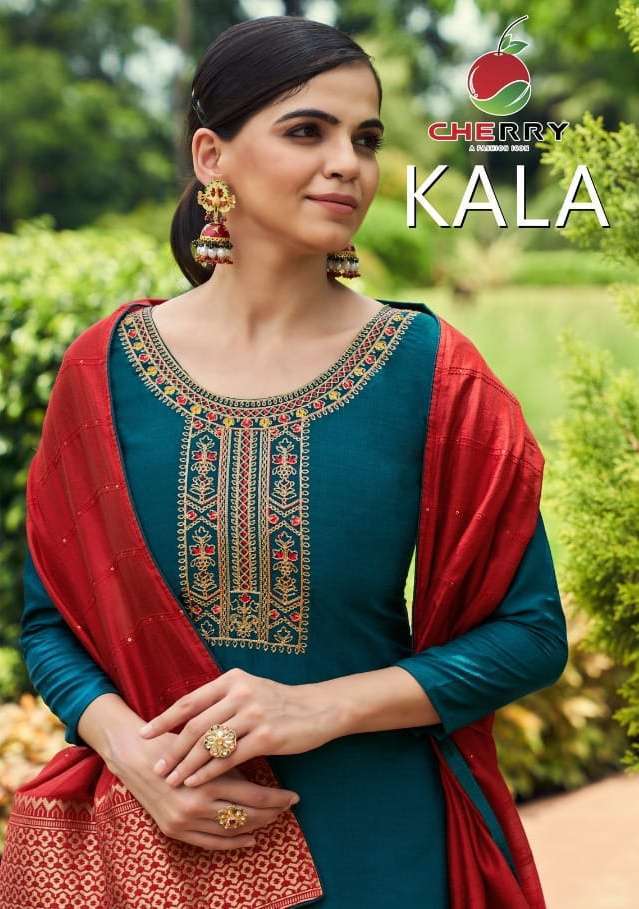 cherry kala series 501-504 bsy chinon silk suit 