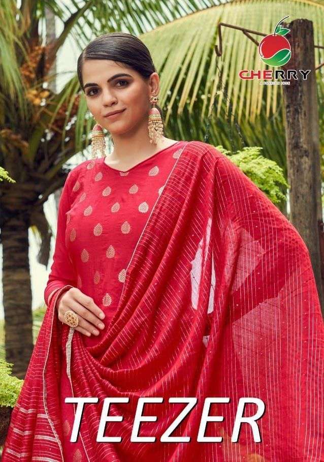 cherry teezer series 801-804 pure silk jacquard suit 