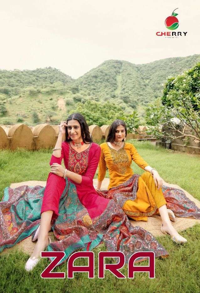 cherry zara series 3101-3104 parampara silk suit 