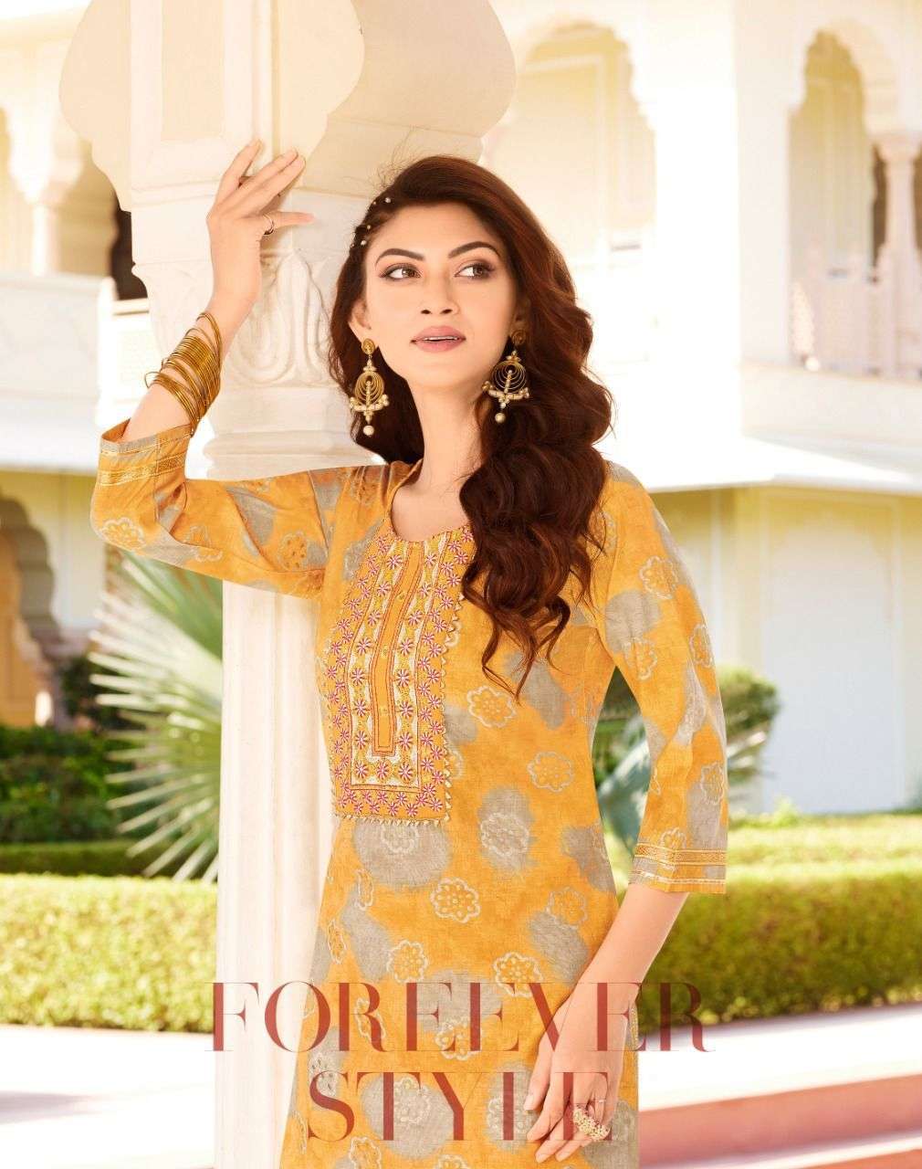 diya trends goldy vol 2 series 2001-2010 chanderi kurti