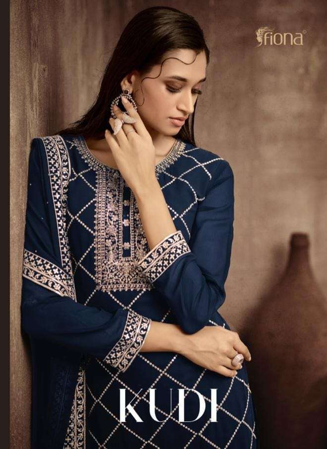 fiona kudi series 51151-51154 real georgette suit 
