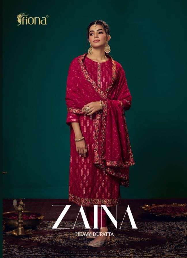Fiona zaina series 51321-51234 pure georgette suit 
