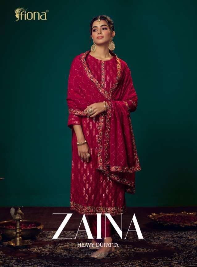 fiona zaina series 51321-51324 pure georgette suit