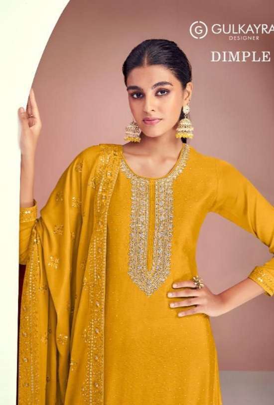 gulkayra dimple series 7175-7178 georgette suit 