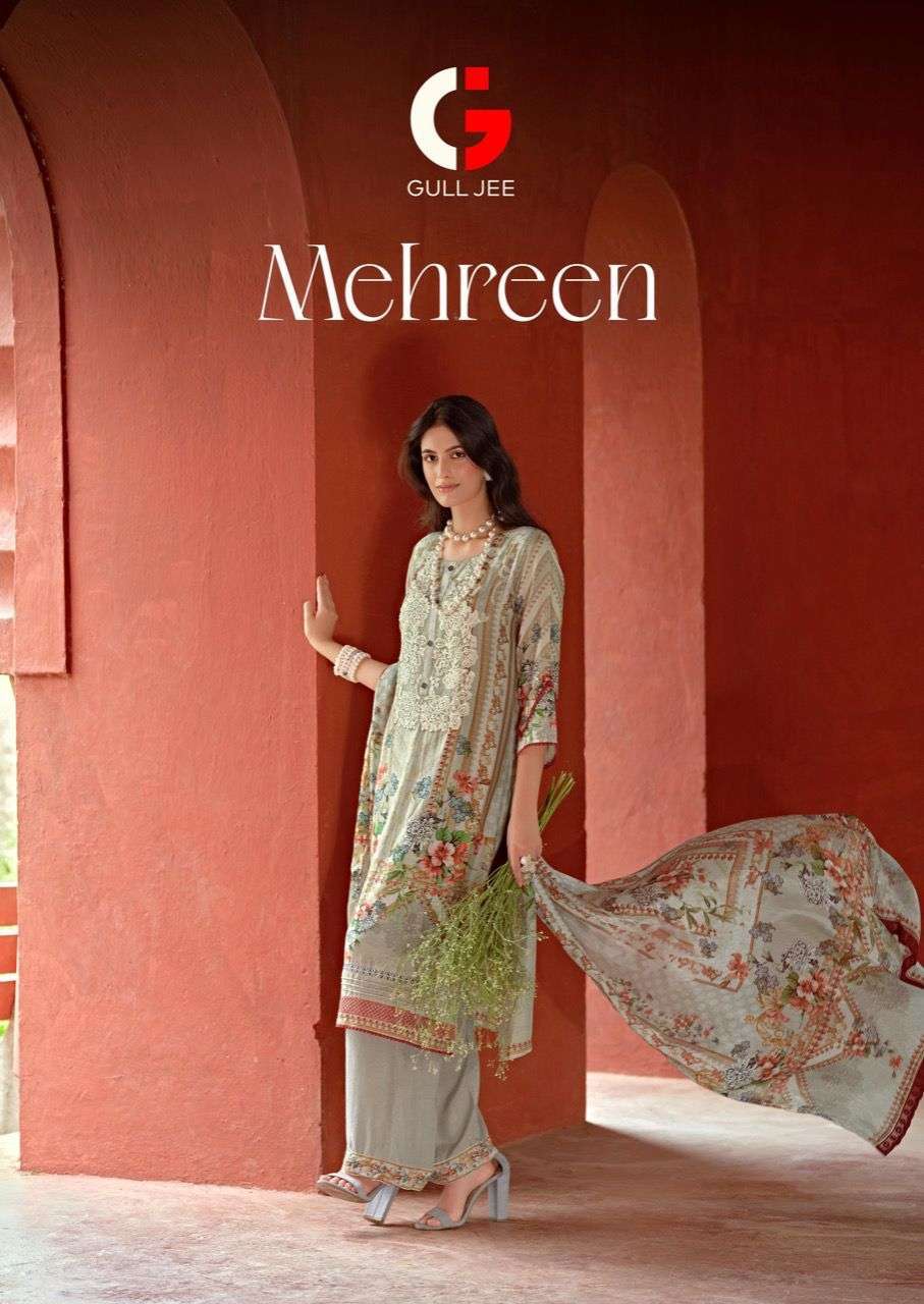 gull jee  mehreen series 15001-15006 viscose pashmina suit 