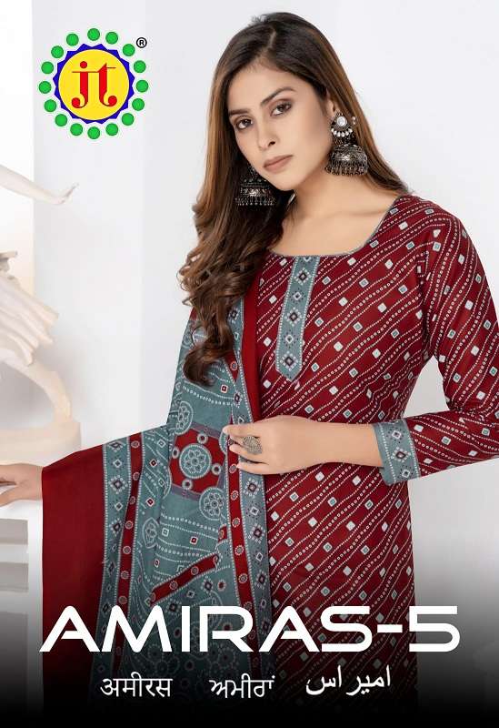 JT Amiras Vol-5 series 5001-5012 pure cotton suit