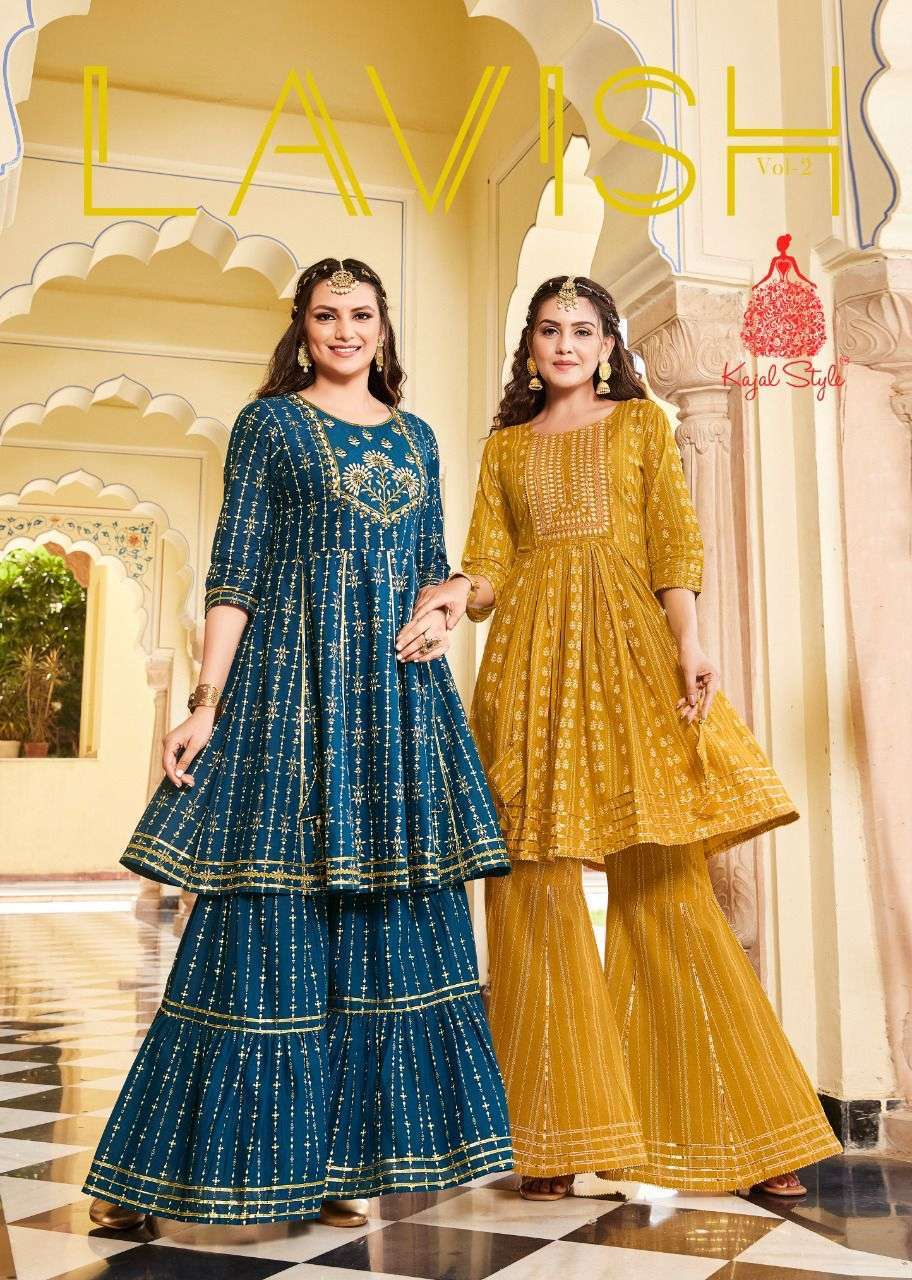 kajal style lavish vol 2 series 2001-2008 heavy cotton readymade suit