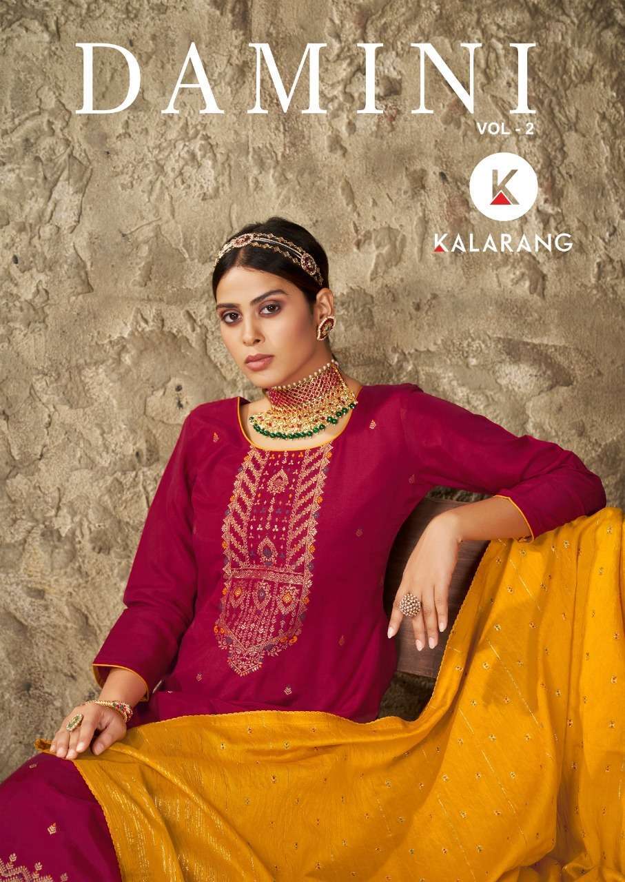 kalarang damini vol 2 series 01211-01214 pure muslin suit 