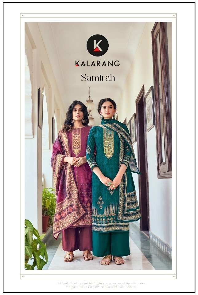 kalarang samirah series 3271-3274 pure velvet suit 