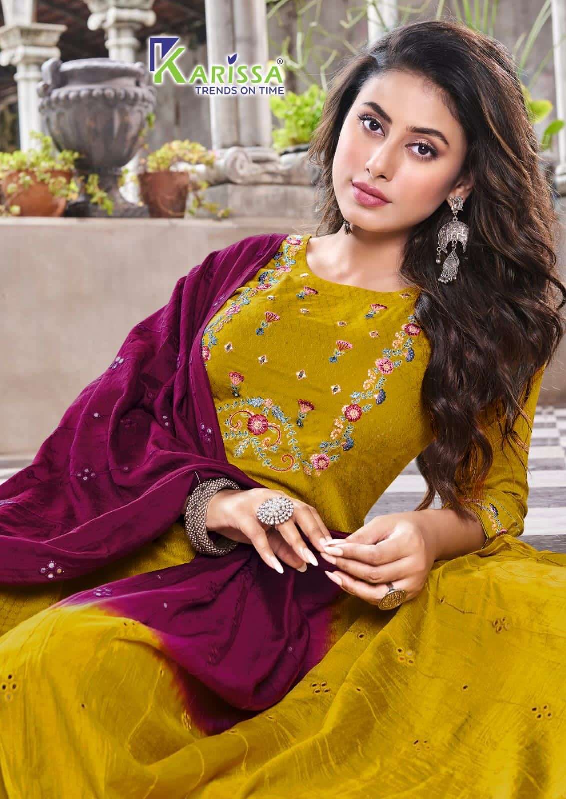 karissa bombay beauty vol 3 series 3001-3006 liva premium readymade suit 