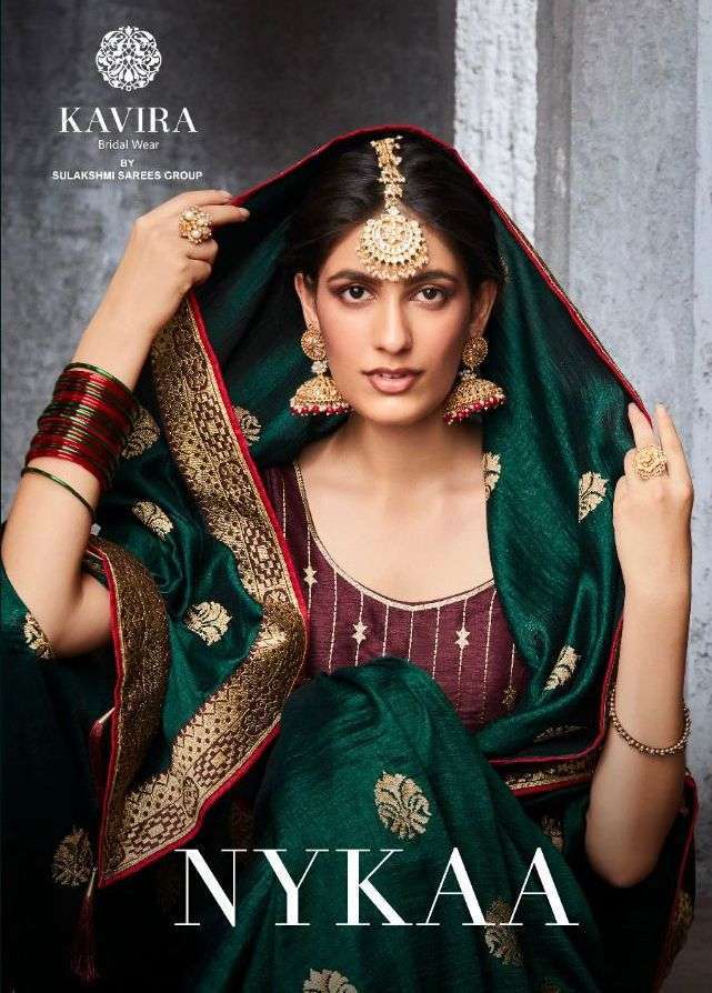 kavira nykaa series 6201-6209 vichitra blooming saree