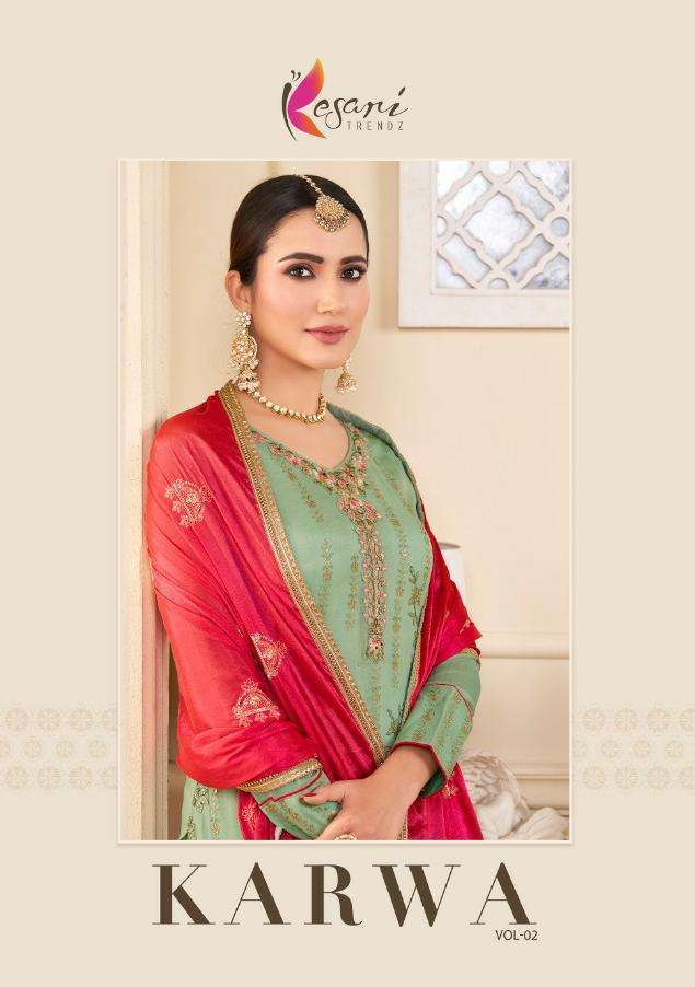 kesari karwa vol 2 series 6007-6010 heavy georgette suit 