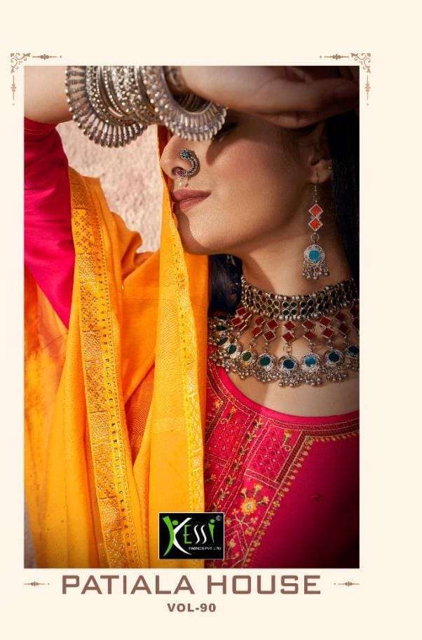 kessi patiyala house vol 90 series 1101-1106 jam silk suit 