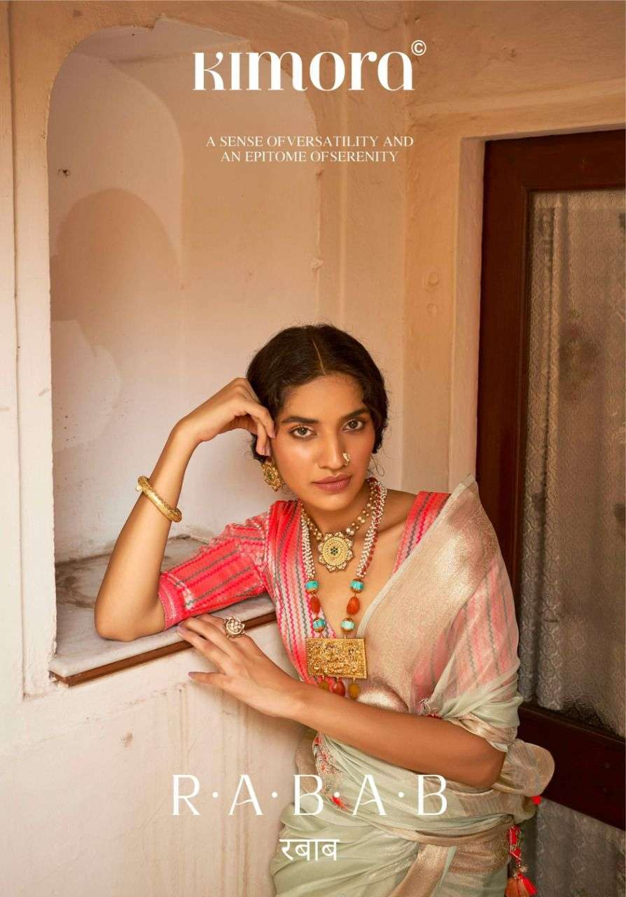 kimora rabab series 2011-2015 organza silk saree