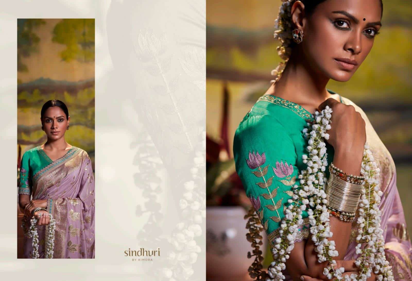 kimora sindhuri series 121-131 embroidery saree