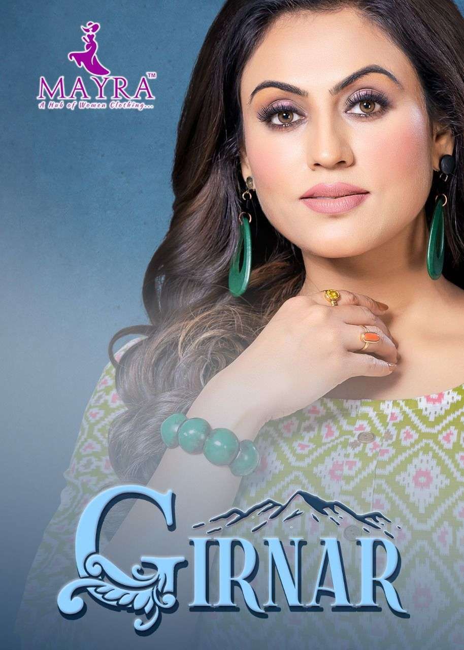 mayra girnar series 80069-80074 pure rayon kurti 