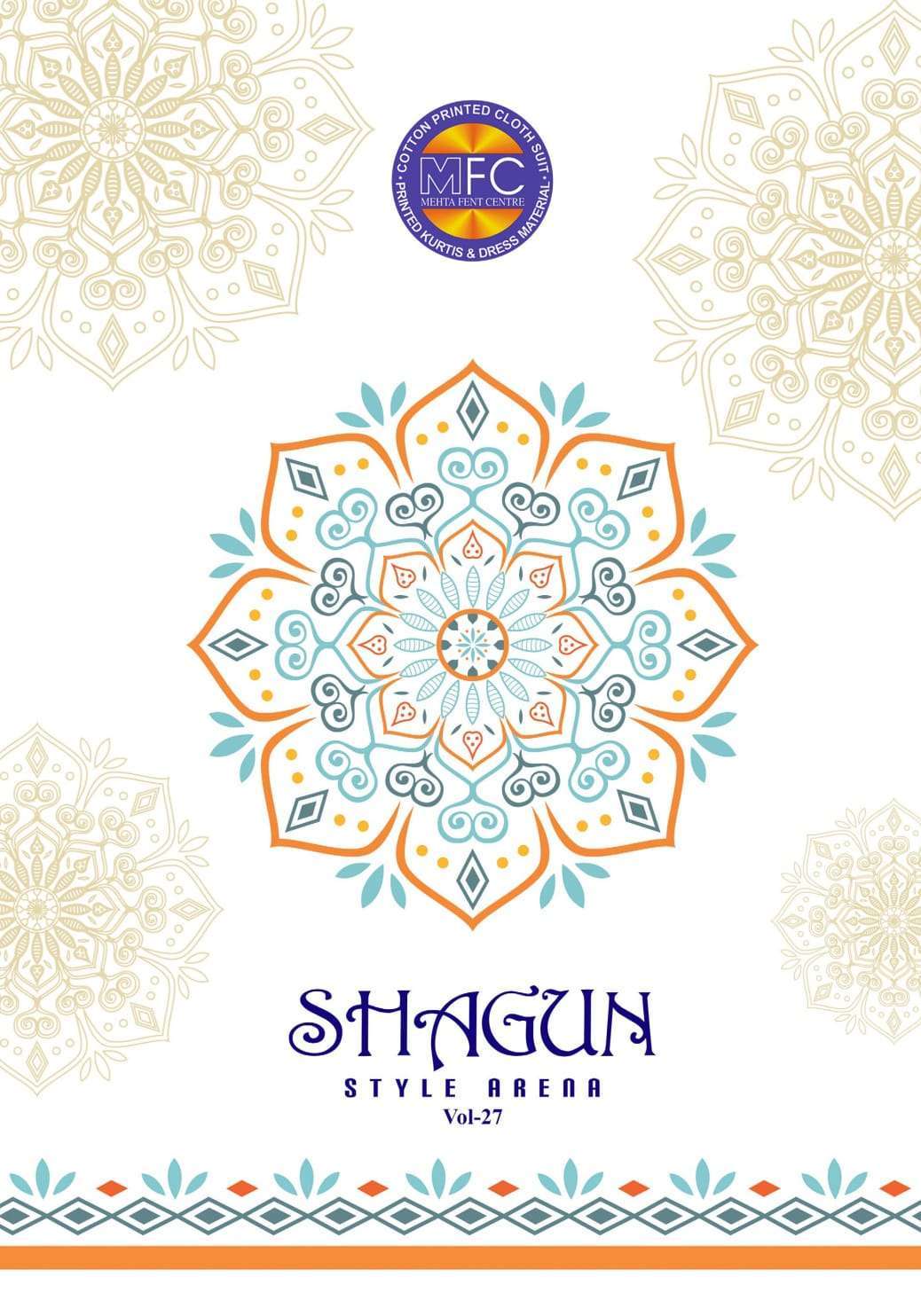 mfc shagun vol 27 series 2701-2720 cotton suit 