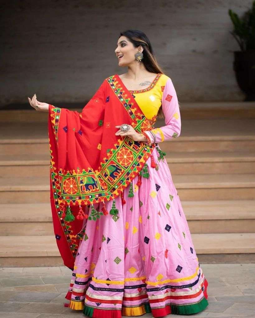 navratri collection 2022 designer cotton lehenga 