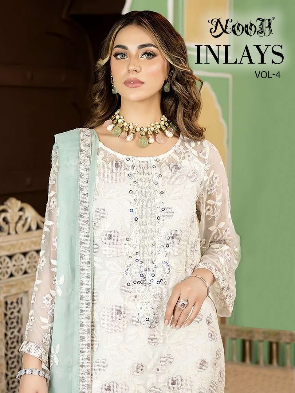 noor ilyas vol 4 series 20025-20027 georgette suit 
