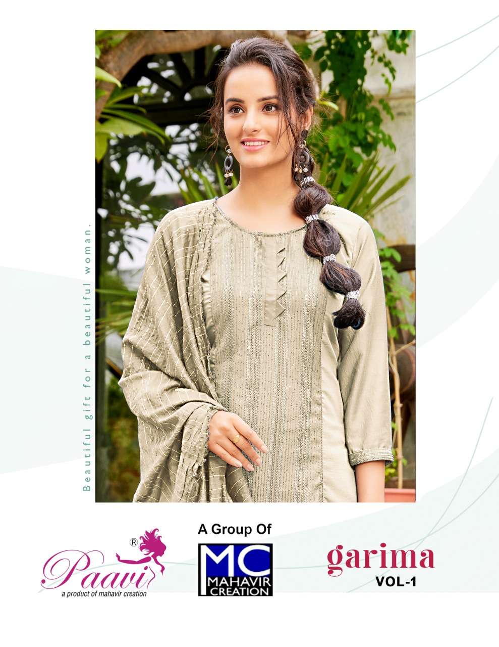 paavi garima vol 1 series 1001-1008 silk readymade suit 