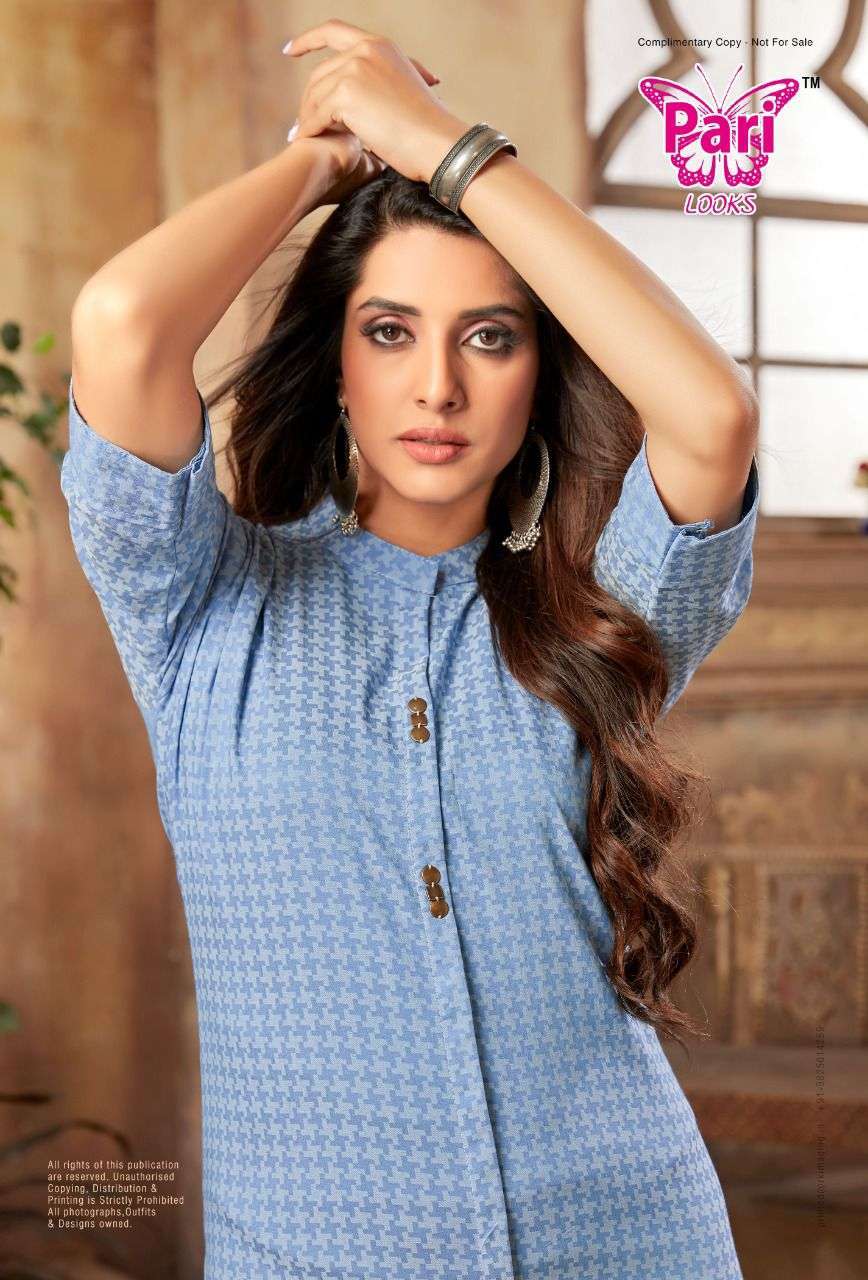pari disha 3 series 301-308 18 kg lycra kurti 