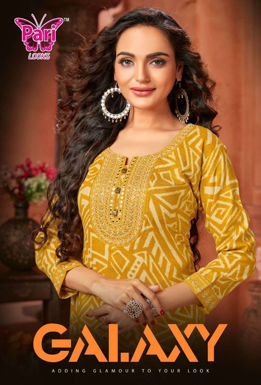 pari galaxy series 101-106 18 kg rayon kurti