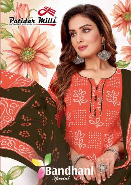 Patidar Bandhani Vol-31 series 3101-3116 cotton suit
