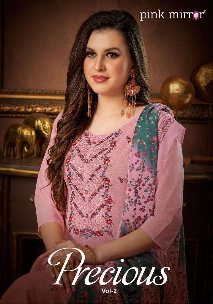 pink mirror precious vol 2 series 2001-2006 viscose silk readymade suit